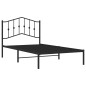 vidaXL Estructura de cama con cabecero metal negro 100x190 cm vidaXL Estructura de cama con cabecero metal negro 100x190 cm