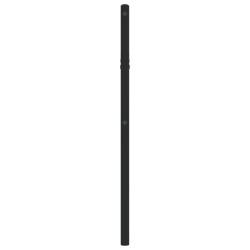 vidaXL Cabecero de metal negro 100 cm