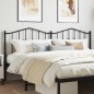 vidaXL Cabecero de metal negro 160 cm vidaXL Cabecero de metal negro 160 cm