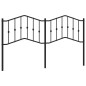 vidaXL Cabecero de metal negro 160 cm vidaXL Cabecero de metal negro 160 cm