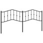 vidaXL Cabecero de metal negro 193 cm vidaXL Cabecero de metal negro 193 cm