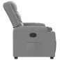 vidaXL Sillón reclinable de tela gris claro vidaXL Sillón reclinable de tela gris claro