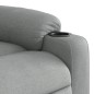 vidaXL Sillón reclinable de tela gris claro vidaXL Sillón reclinable de tela gris claro