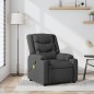 vidaXL Sillón de masaje reclinable de tela gris oscuro vidaXL Sillón de masaje reclinable de tela gris oscuro