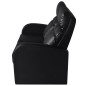 vidaXL Sillón de 2 plazas con LED cuero sintético negro vidaXL Sillón de 2 plazas con LED cuero sintético negro