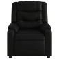vidaXL Sillón reclinable de cuero sintético negro vidaXL Sillón reclinable de cuero sintético negro