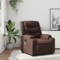 vidaXL Sillón de masaje reclinable cuero sintético marrón vidaXL Sillón de masaje reclinable cuero sintético marrón