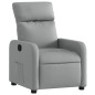 vidaXL Sillón reclinable de tela gris claro vidaXL Sillón reclinable de tela gris claro