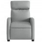 vidaXL Sillón reclinable de tela gris claro vidaXL Sillón reclinable de tela gris claro
