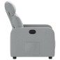vidaXL Sillón reclinable de tela gris claro vidaXL Sillón reclinable de tela gris claro
