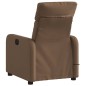 vidaXL Sillón reclinable con masaje de tela marrón vidaXL Sillón reclinable con masaje de tela marrón