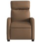 vidaXL Sillón reclinable con masaje de tela marrón vidaXL Sillón reclinable con masaje de tela marrón
