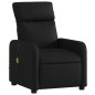 vidaXL Sillón de masaje reclinable cuero sintético negro vidaXL Sillón de masaje reclinable cuero sintético negro