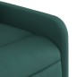 vidaXL Sillón reclinable de tela verde oscuro vidaXL Sillón reclinable de tela verde oscuro
