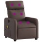 vidaXL Sillón de masaje reclinable cuero sintético marrón vidaXL Sillón de masaje reclinable cuero sintético marrón
