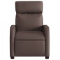 vidaXL Sillón de masaje reclinable cuero sintético marrón vidaXL Sillón de masaje reclinable cuero sintético marrón