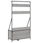 vidaXL Perchero con zapatero gris Sonoma 100x41x184 cm vidaXL Perchero con zapatero gris Sonoma 100x41x184 cm