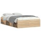 vidaXL Estructura de cama roble Sonoma 120x200 cm