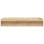 vidaXL Estructura de cama roble Sonoma 140x200 cm vidaXL Estructura de cama roble Sonoma 140x200 cm