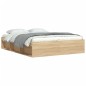 vidaXL Estructura de cama roble Sonoma 150x200 cm vidaXL Estructura de cama roble Sonoma 150x200 cm