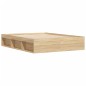 vidaXL Estructura de cama roble Sonoma 150x200 cm vidaXL Estructura de cama roble Sonoma 150x200 cm