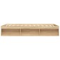 vidaXL Estructura de cama roble Sonoma 150x200 cm vidaXL Estructura de cama roble Sonoma 150x200 cm