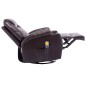 vidaXL Sillón de masaje mecedora de cuero sintético marrón vidaXL Sillón de masaje mecedora de cuero sintético marrón