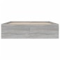 vidaXL Estructura de cama de matrimonio Sonoma gris 135x190 cm vidaXL Estructura de cama de matrimonio Sonoma gris 135x190 cm