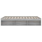 vidaXL Estructura de cama de matrimonio Sonoma gris 135x190 cm vidaXL Estructura de cama de matrimonio Sonoma gris 135x190 cm