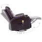vidaXL Sillón de masaje mecedora de cuero sintético marrón vidaXL Sillón de masaje mecedora de cuero sintético marrón