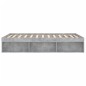 vidaXL Estructura de cama de matrimonio gris cemento 135x190 cm vidaXL Estructura de cama de matrimonio gris cemento 135x190 cm