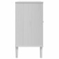 vidaXL Aparador SENJA aspecto de ratán madera pino blanco 112x40x80 cm vidaXL Aparador SENJA aspecto de ratán madera pino blanco 112x40x80 cm