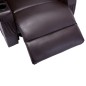 vidaXL Sillón de masaje mecedora de cuero sintético marrón vidaXL Sillón de masaje mecedora de cuero sintético marrón