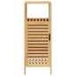 vidaXL Armario de baño con estante bambú 36x33x87 cm