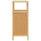 vidaXL Armario de baño con estante bambú 36x33x87 cm