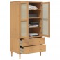 vidaXL Armario SENJA aspecto de ratán madera pino marrón 90x55x175 cm vidaXL Armario SENJA aspecto de ratán madera pino marrón 90x55x175 cm