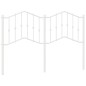 vidaXL Cabecero de metal blanco 135 cm vidaXL Cabecero de metal blanco 135 cm