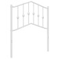 vidaXL Cabecero de metal blanco 75 cm vidaXL Cabecero de metal blanco 75 cm