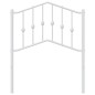vidaXL Cabecero de metal blanco 75 cm vidaXL Cabecero de metal blanco 75 cm