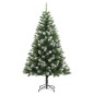 vidaXL Árbol de Navidad artificial con bisagras 150 LED y bolas 150 cm vidaXL Árbol de Navidad artificial con bisagras 150 LED y bolas 150 cm