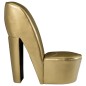 vidaXL Sillón con forma de zapato de tacón cuero sintético dorado vidaXL Sillón con forma de zapato de tacón cuero sintético dorado