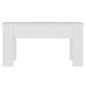 vidaXL Mesa de centro madera contrachapada blanco 101x49x52 cm vidaXL Mesa de centro madera contrachapada blanco 101x49x52 cm