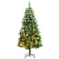vidaXL Árbol de Navidad artificial con bisagras 150 LED y bolas 150 cm vidaXL Árbol de Navidad artificial con bisagras 150 LED y bolas 150 cm