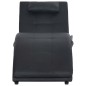 vidaXL Diván de masaje con almohada de cuero sintético marrón vidaXL Diván de masaje con almohada de cuero sintético marrón