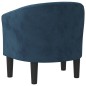 vidaXL Sillón de terciopelo azul oscuro vidaXL Sillón de terciopelo azul oscuro