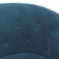 vidaXL Sillón de terciopelo azul oscuro vidaXL Sillón de terciopelo azul oscuro