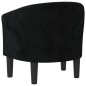 vidaXL Sillón de terciopelo negro vidaXL Sillón de terciopelo negro