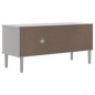 vidaXL Mueble de TV SENJA aspecto ratán madera pino blanco 106x40x49cm vidaXL Mueble de TV SENJA aspecto ratán madera pino blanco 106x40x49cm