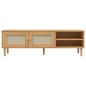 vidaXL Mueble de TV SENJA aspecto ratán madera pino marrón 158x40x49cm vidaXL Mueble de TV SENJA aspecto ratán madera pino marrón 158x40x49cm