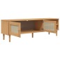 vidaXL Mueble de TV SENJA aspecto ratán madera pino marrón 158x40x49cm vidaXL Mueble de TV SENJA aspecto ratán madera pino marrón 158x40x49cm